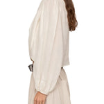 Sea Solene Solid L/Slv Top - Vermillion