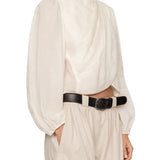 Sea Solene Solid L/Slv Top - Vermillion