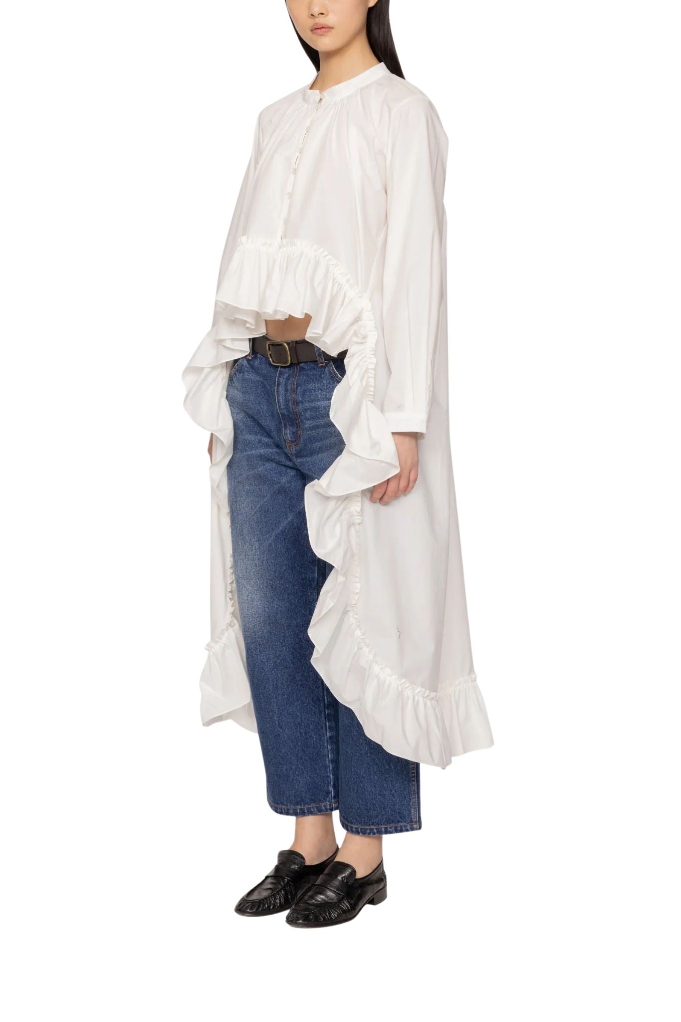 Sea Solene Solid Up Down Top - Vermillion