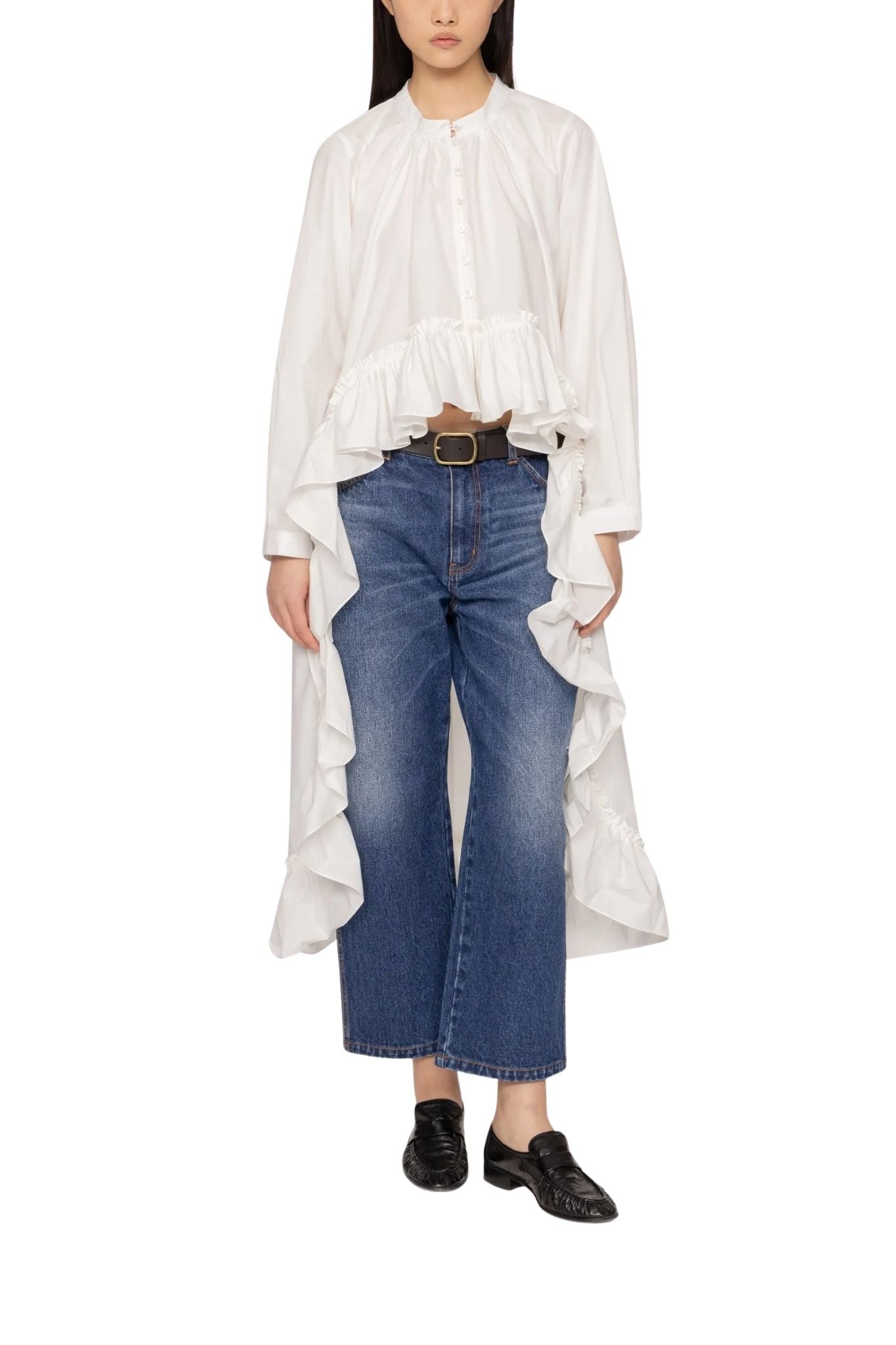 Sea Solene Solid Up Down Top - Vermillion