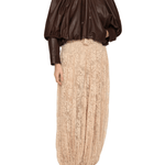 Sea Thompson Leather Cape Jacket - Vermillion