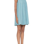 Sea Violet Halter Mini Dress - Vermillion