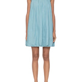 Sea Violet Halter Mini Dress - Vermillion