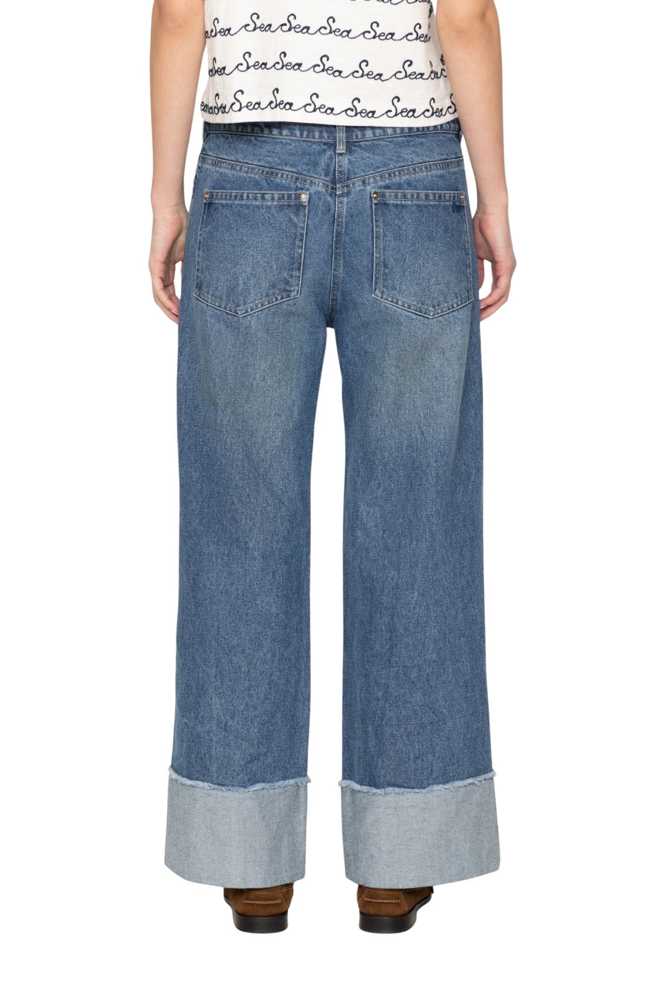 Sea Zayna Denim Straight Leg Jean - Vermillion