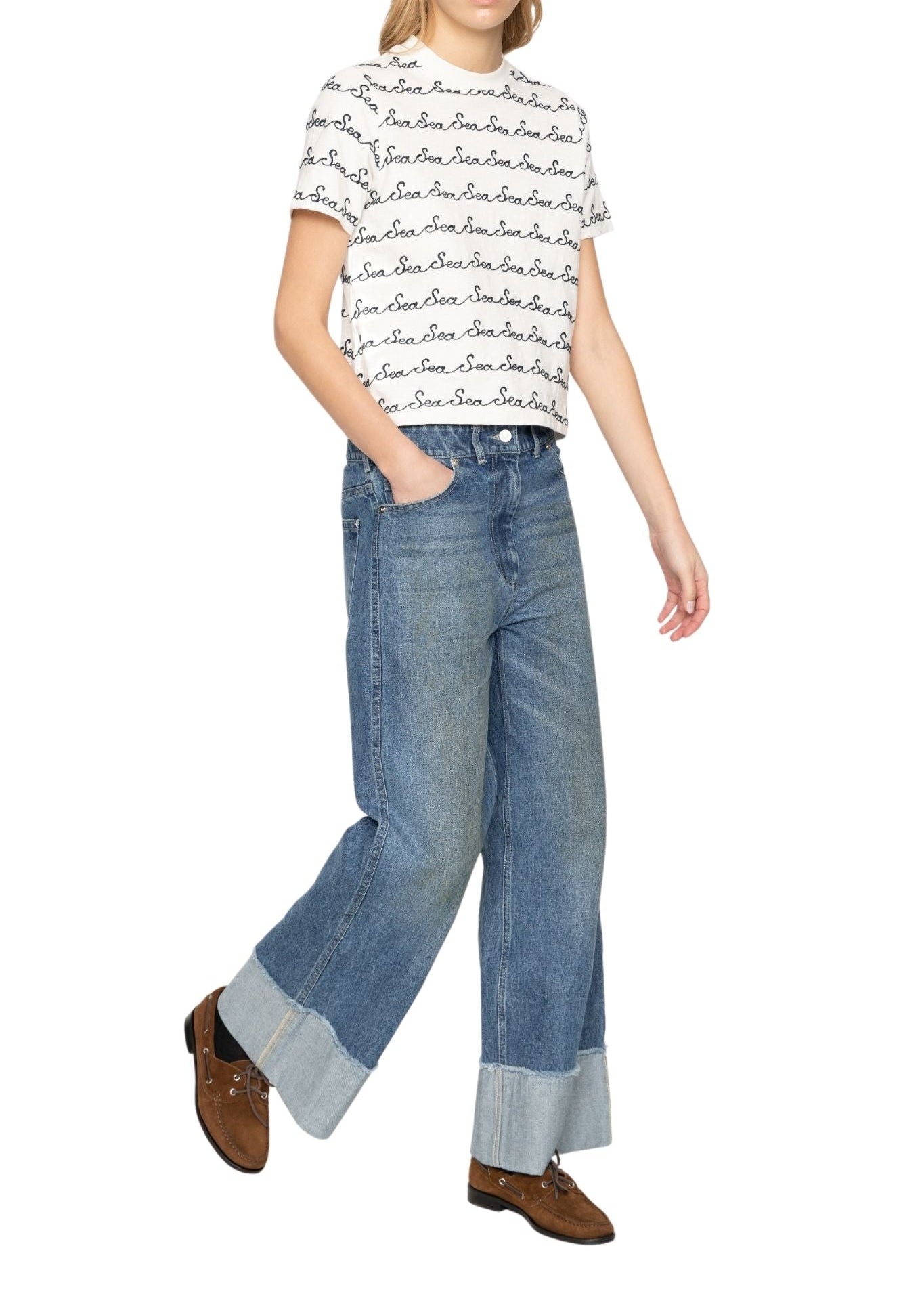 Sea Zayna Denim Straight Leg Jean - Vermillion