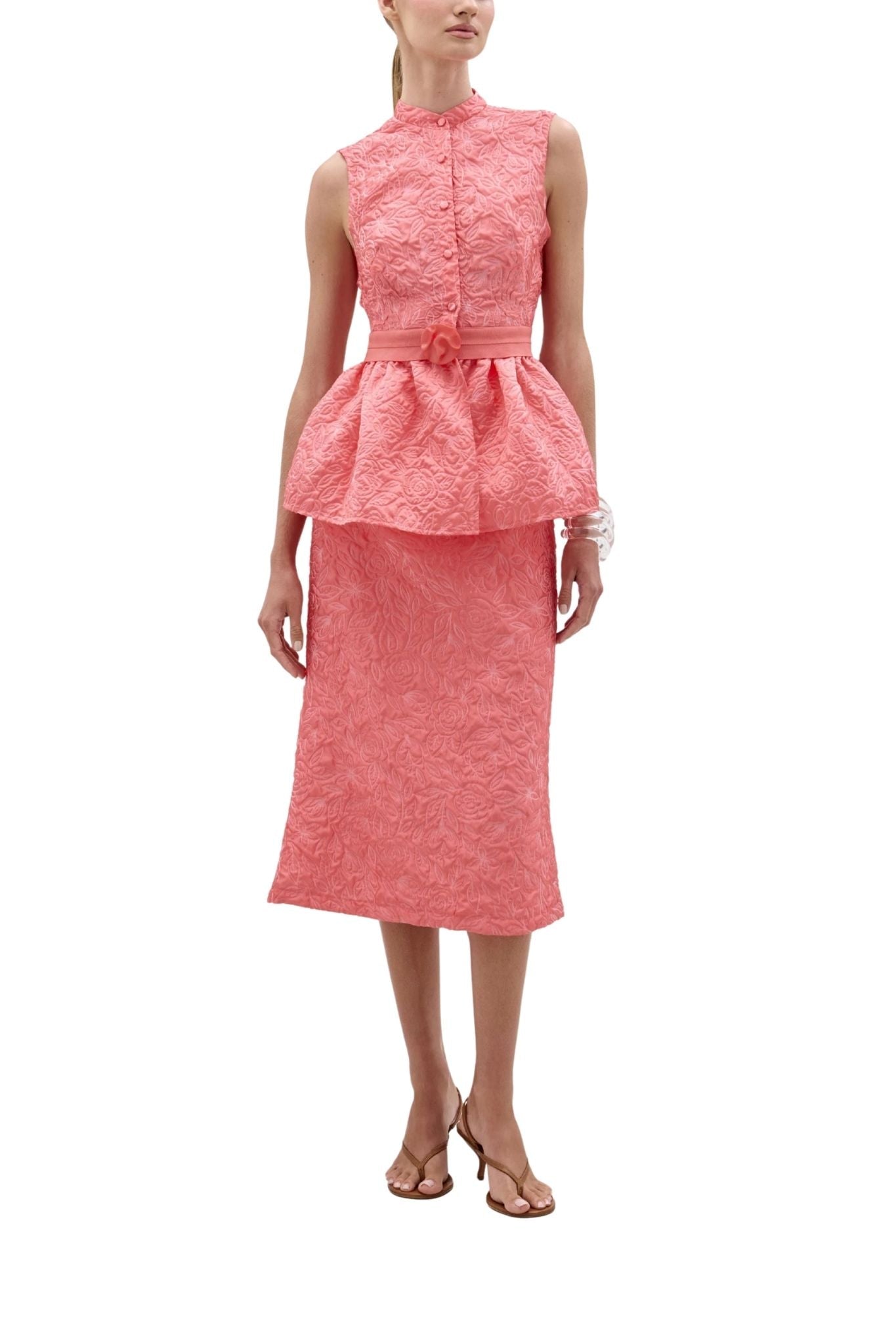 Silvia Tcherassi Atira Skirt - Vermillion