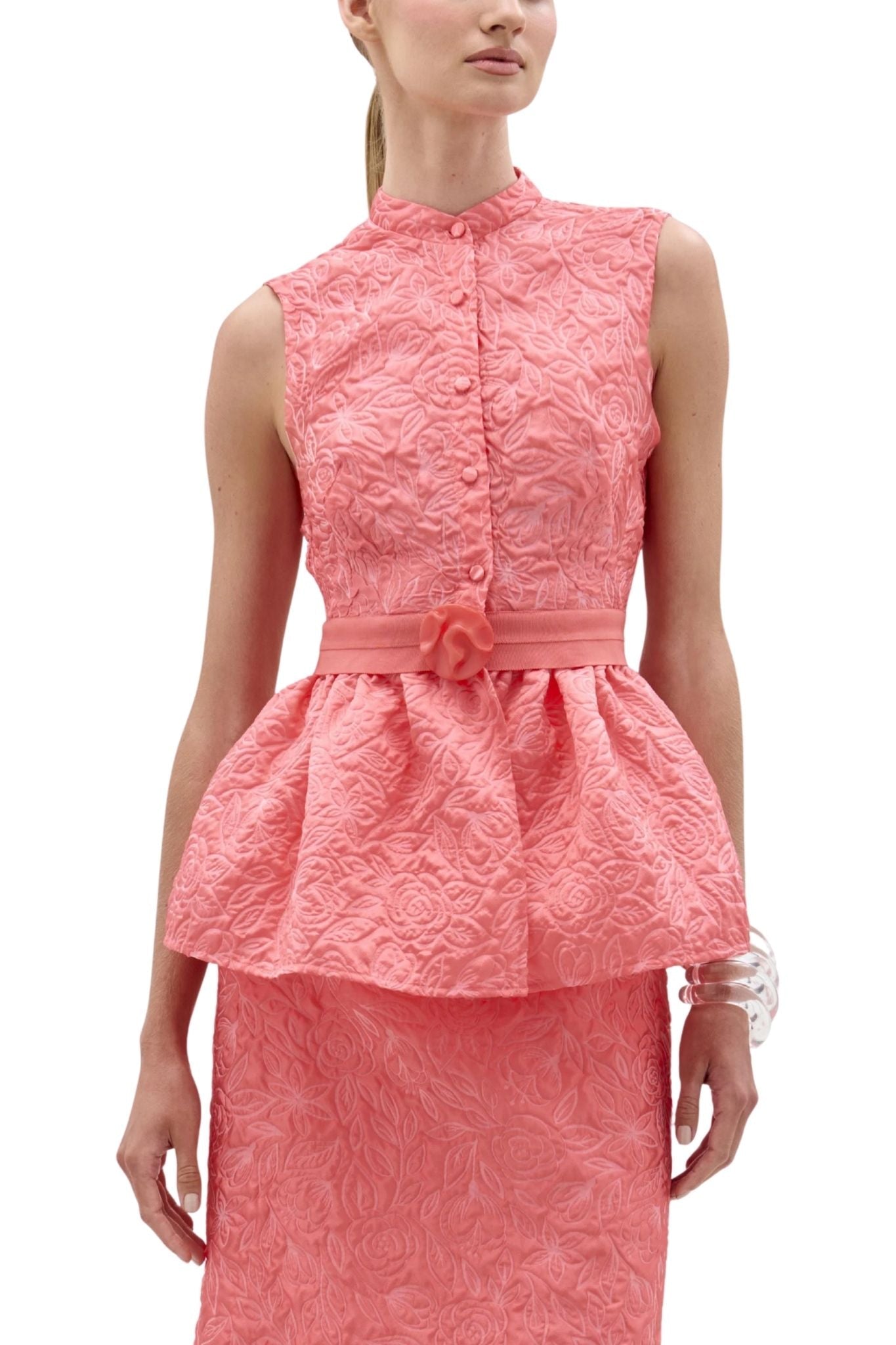 Silvia Tcherassi Colony Blouse - Vermillion