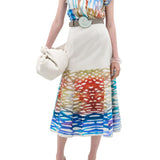 Silvia Tcherassi Erin Skirt - Vermillion