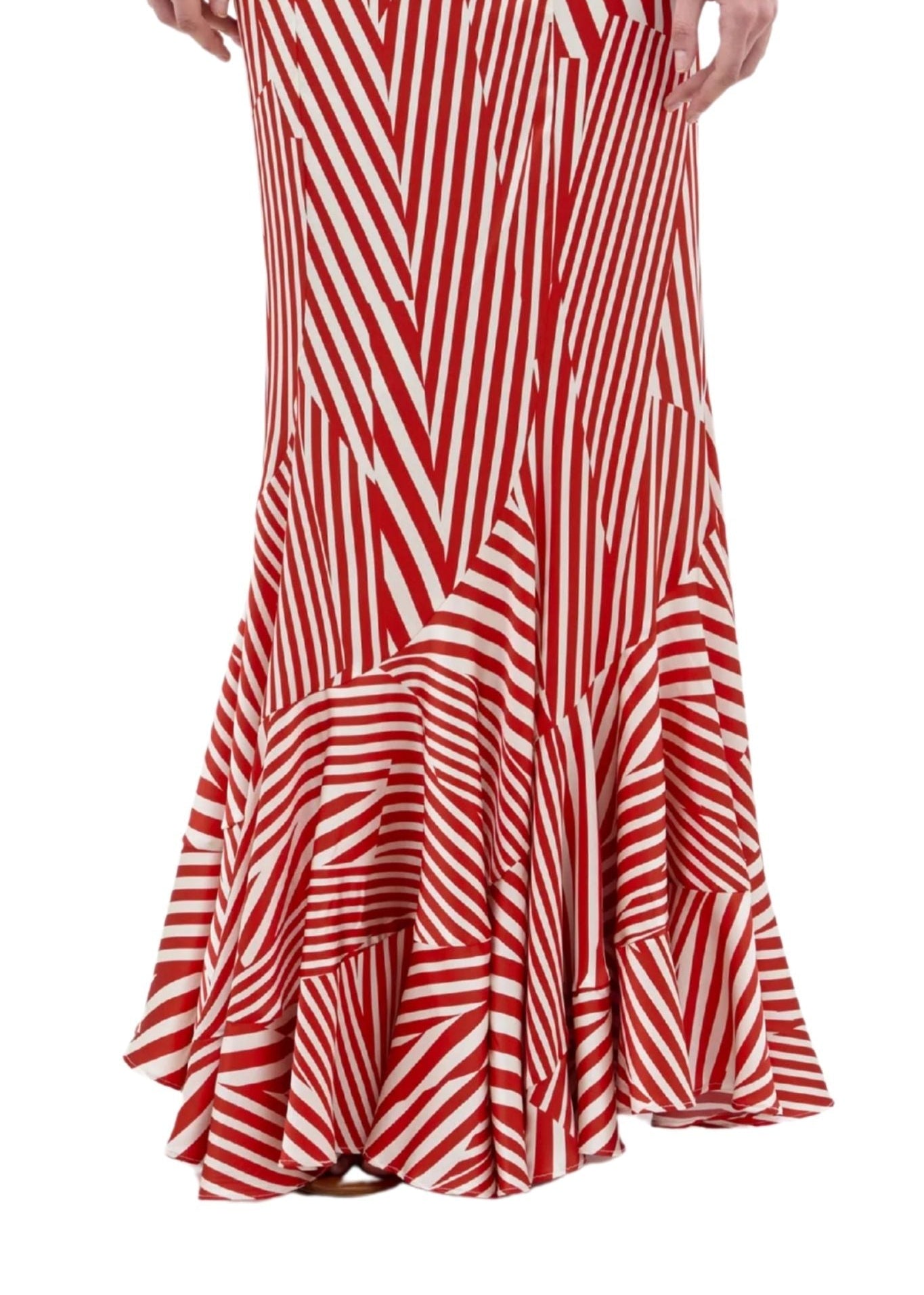 Silvia Tcherassi Florina Skirt - Vermillion