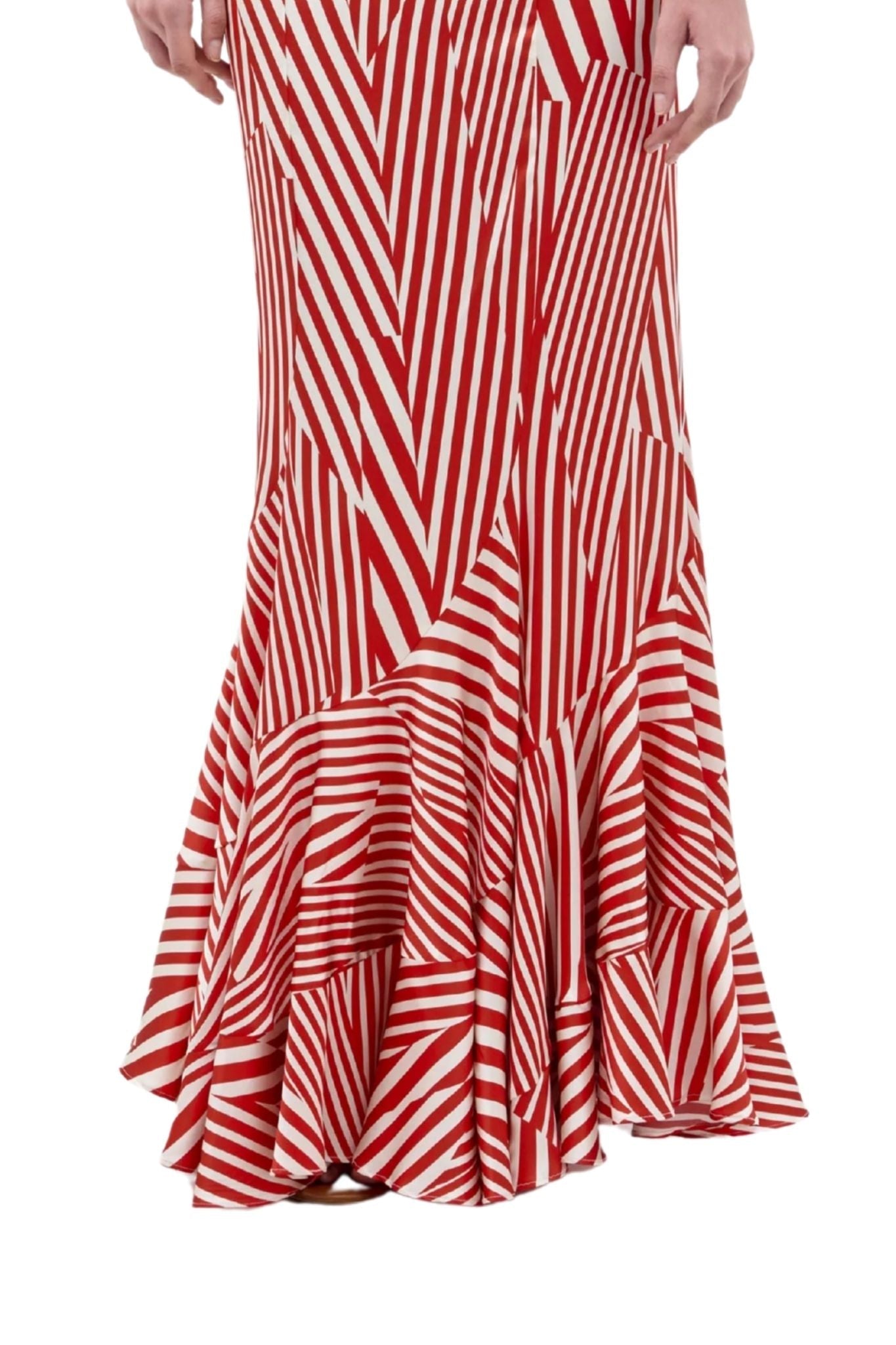 Silvia Tcherassi Florina Skirt - Vermillion