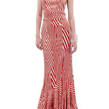 Silvia Tcherassi Florina Skirt - Vermillion