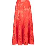 Silvia Tcherassi Grettel Skirt - Vermillion