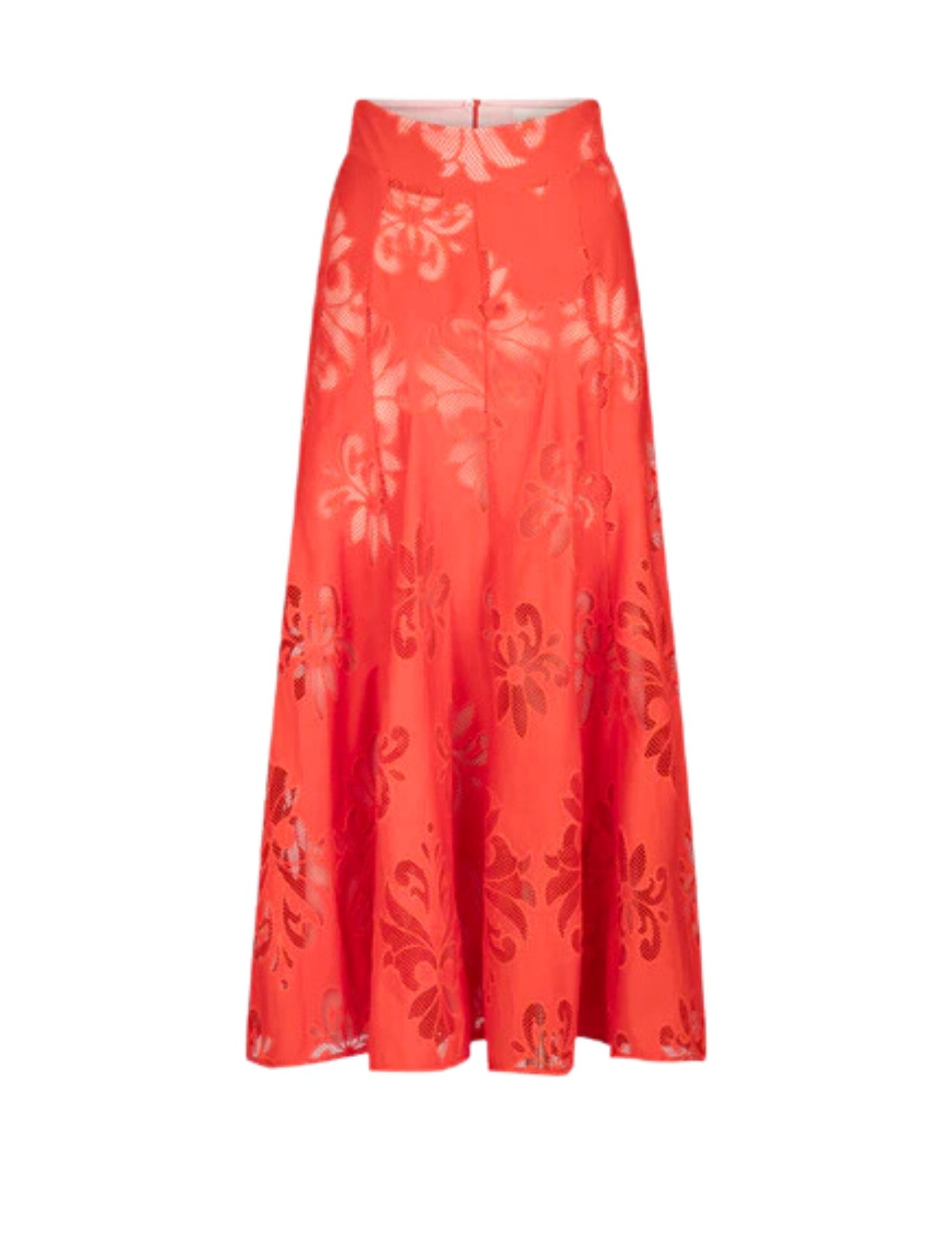 Silvia Tcherassi Grettel Skirt - Vermillion