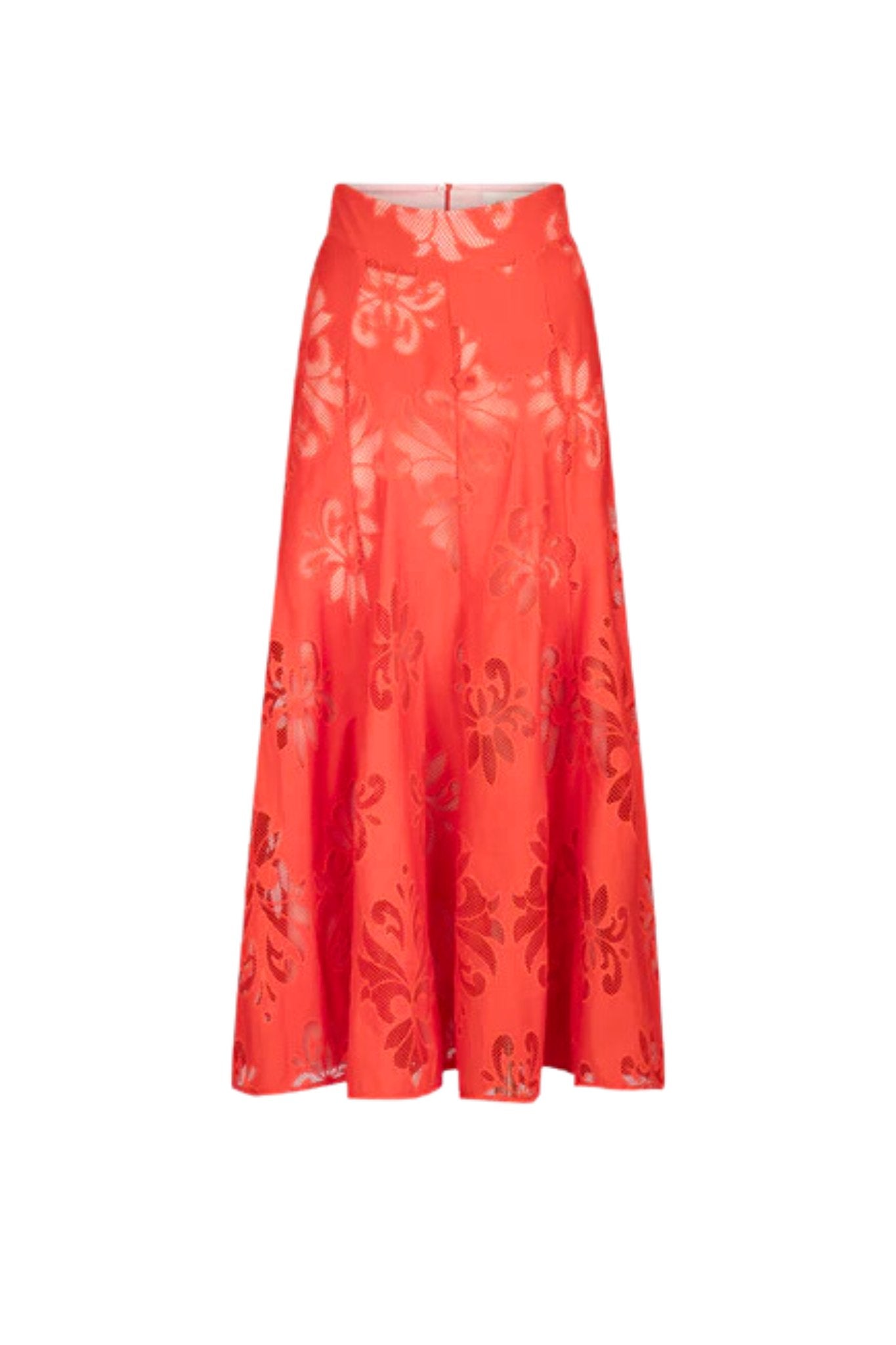 Silvia Tcherassi Grettel Skirt - Vermillion