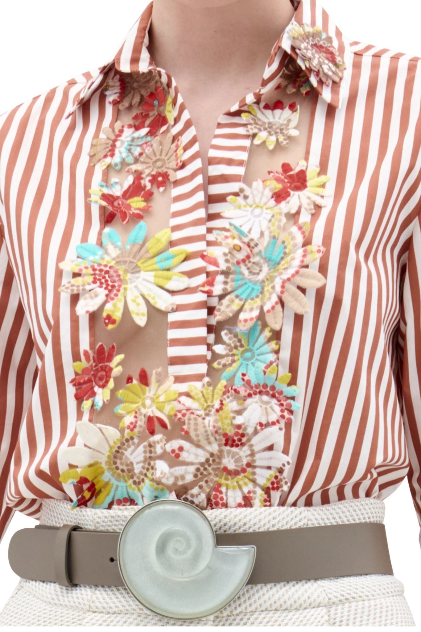 SIlvia Tcherassi Karole Blouse - Vermillion