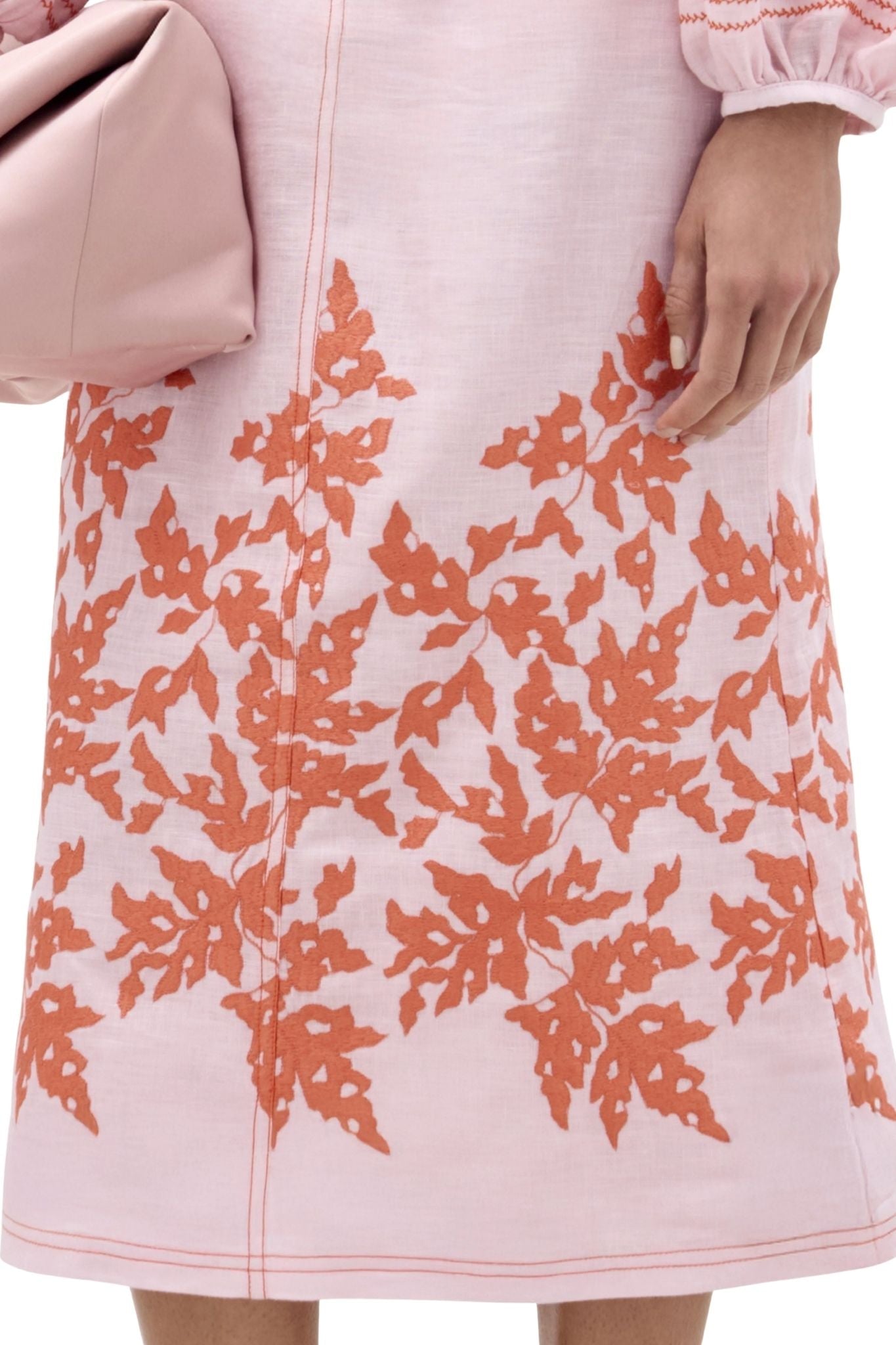 Silvia Tcherassi Layan Skirt - Vermillion