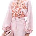 Silvia Tcherassi Molveno Blouse - Vermillion