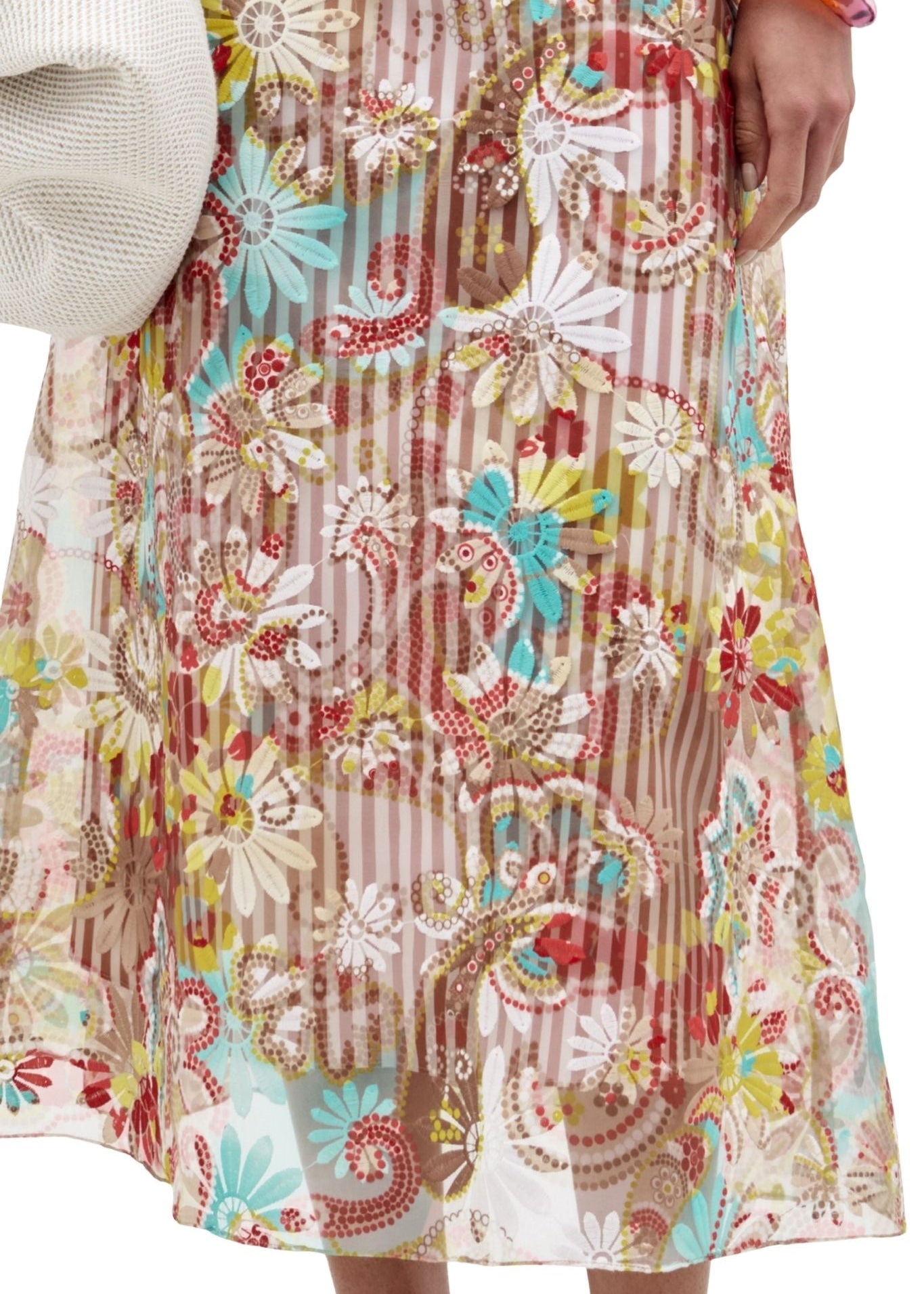 Silvia Tcherassi Nelida Skirt - Vermillion