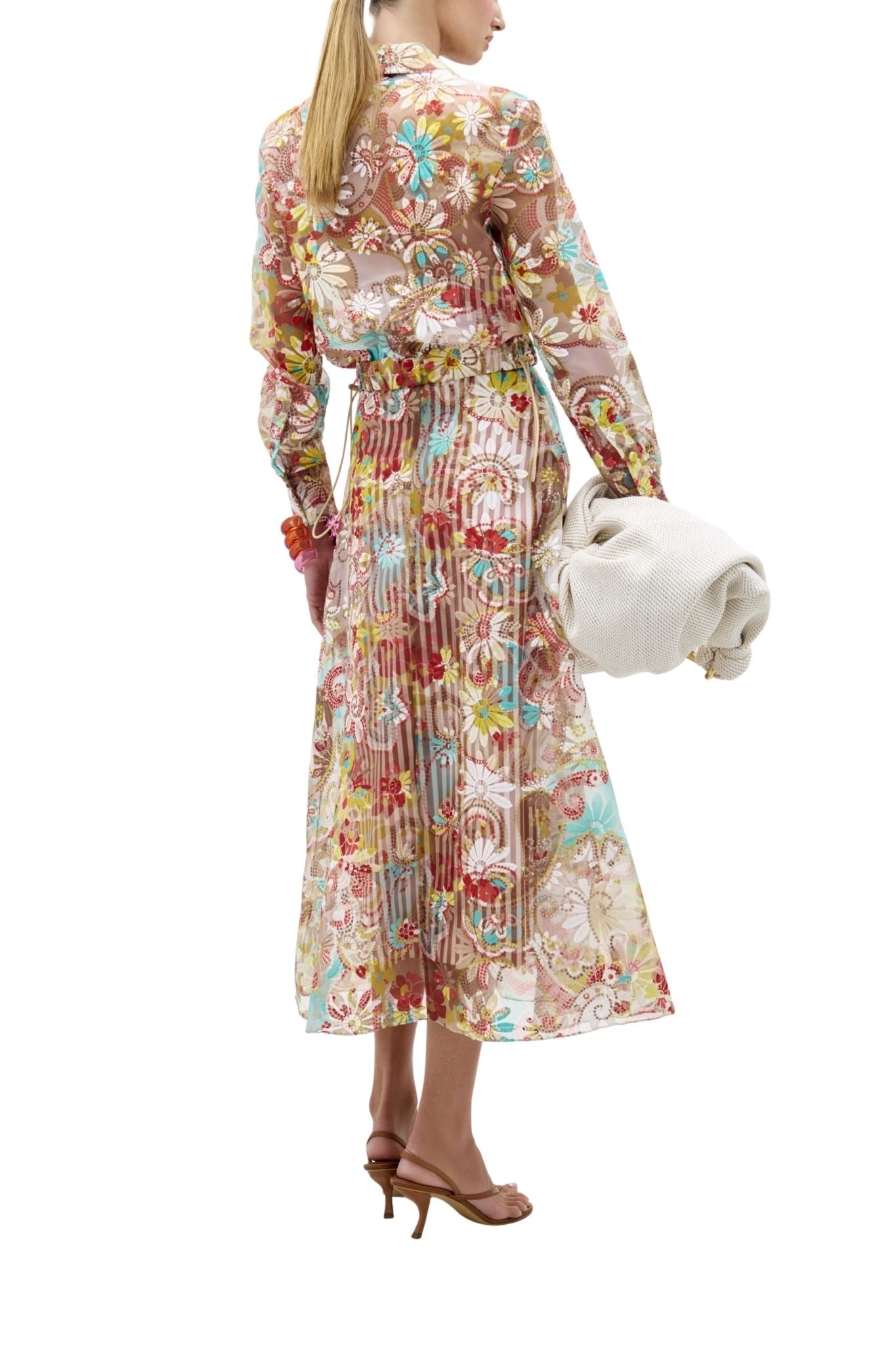 Silvia Tcherassi Nelida Skirt - Vermillion