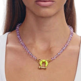 Spicy Dan Benny Necklace - Vermillion