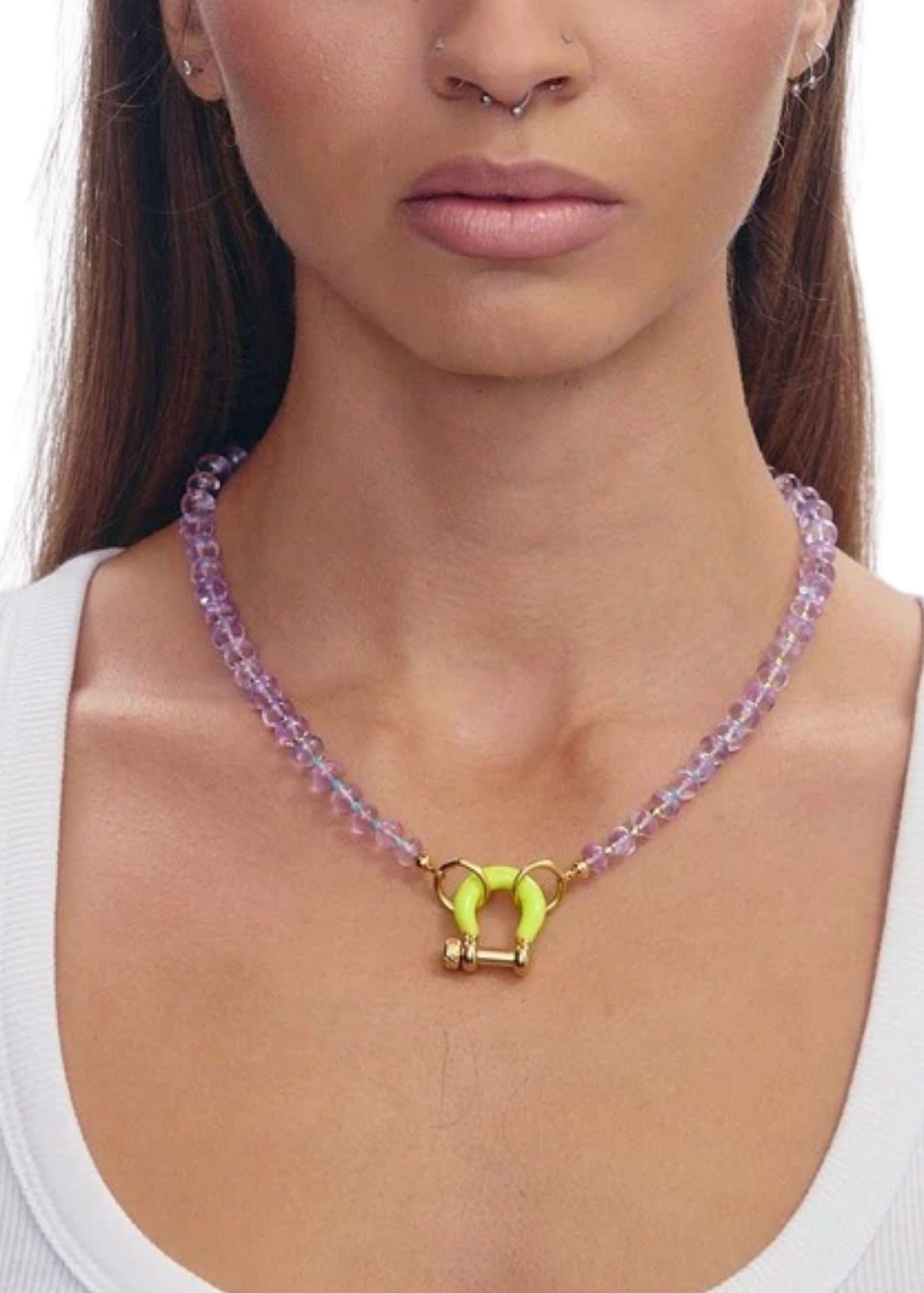 Spicy Dan Benny Necklace - Vermillion