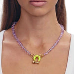 Spicy Dan Benny Necklace - Vermillion