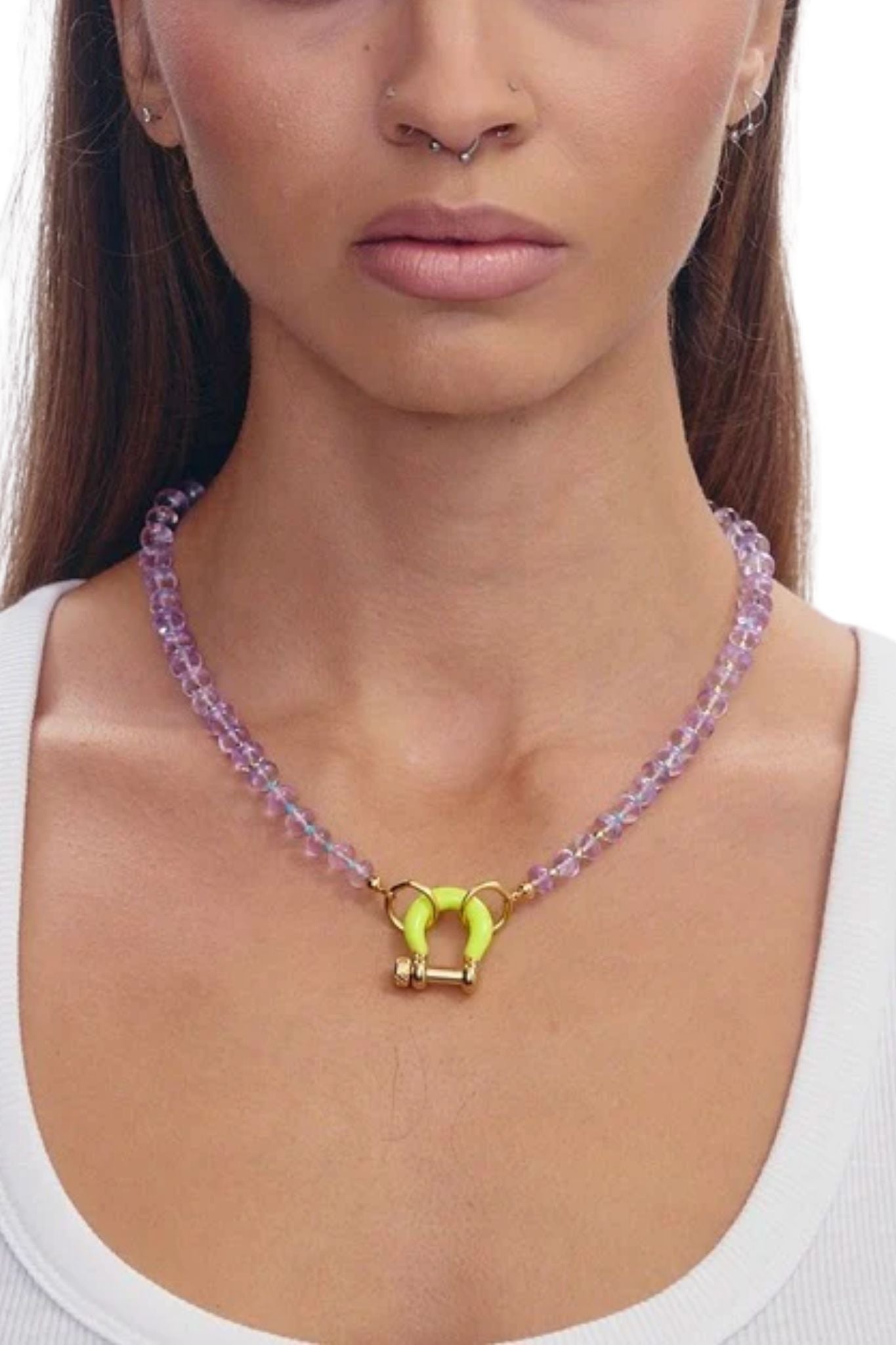 Spicy Dan Benny Necklace - Vermillion