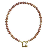 Spicy Dan Bevo Necklace - Vermillion