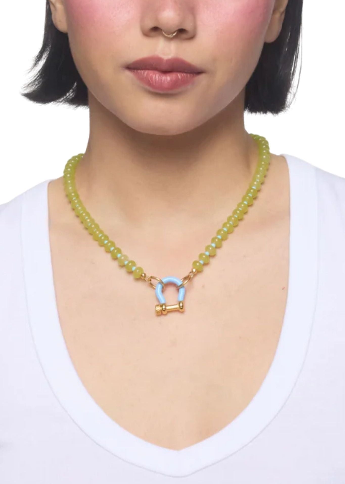 Spicy Dan Cosmo Necklace - Vermillion
