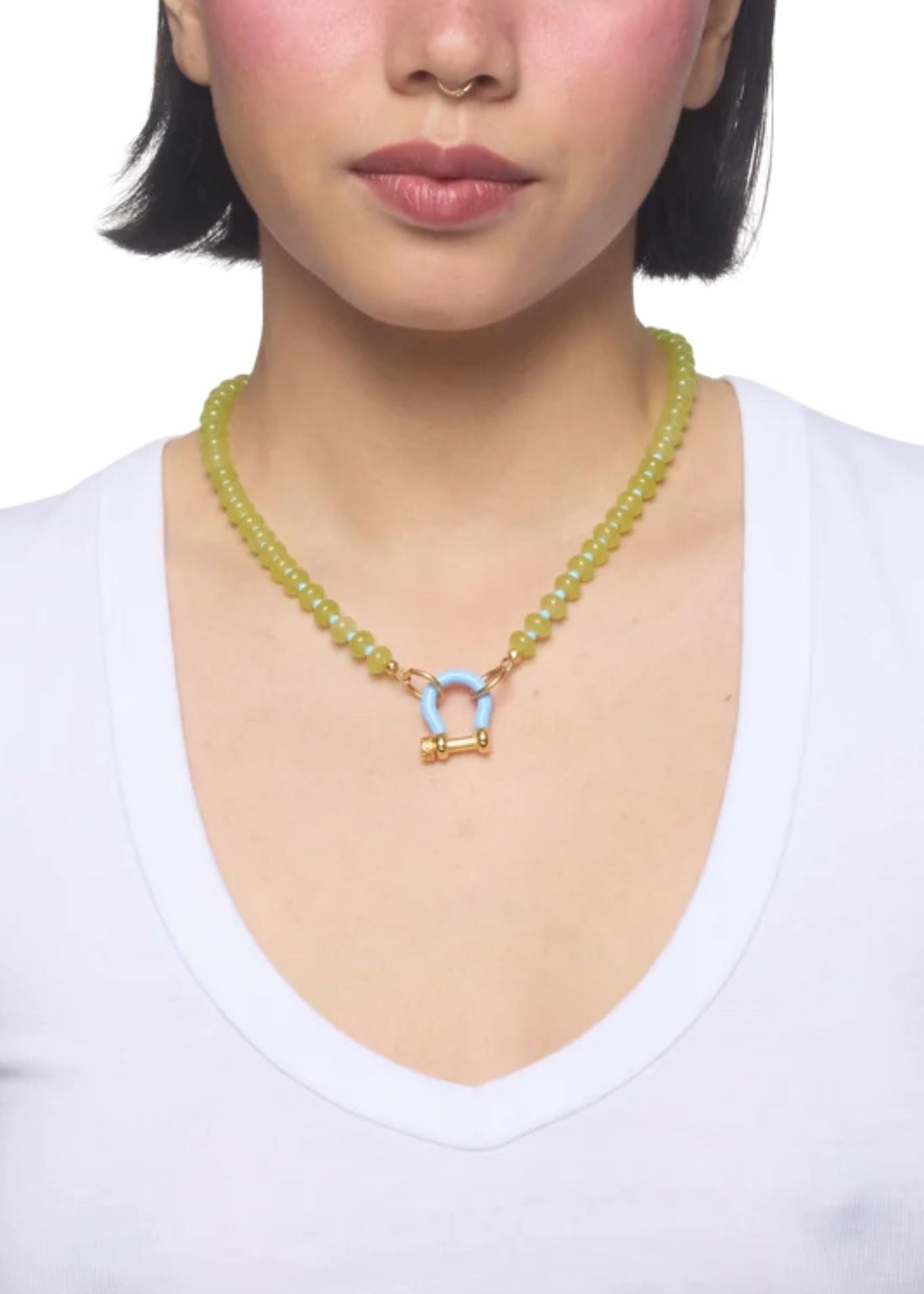 Spicy Dan Cosmo Necklace - Vermillion