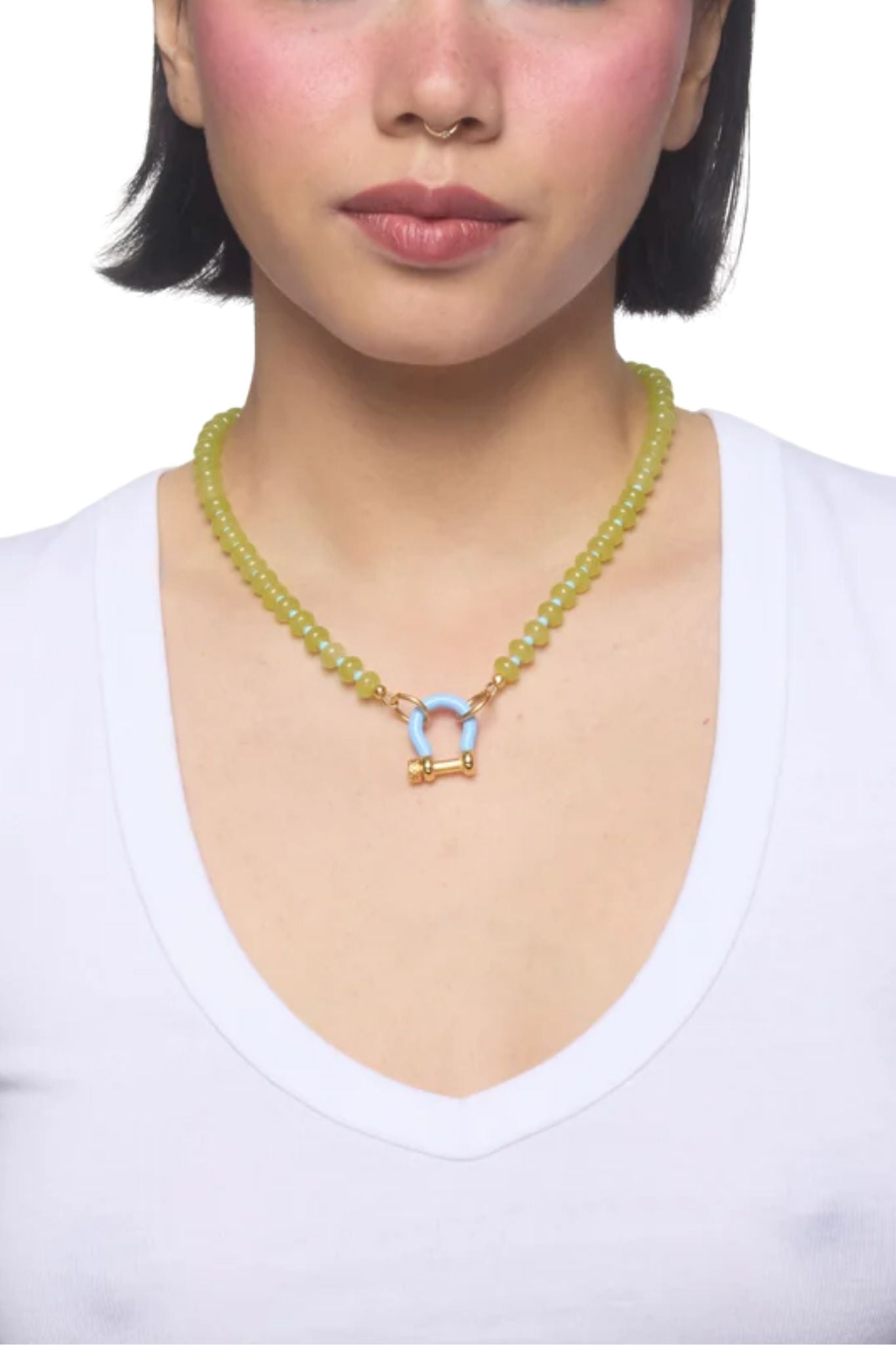 Spicy Dan Cosmo Necklace - Vermillion