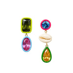 Spicy Dan Ellen Earrings - Vermillion
