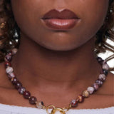 Spicy Dan Izzy Necklace - Vermillion