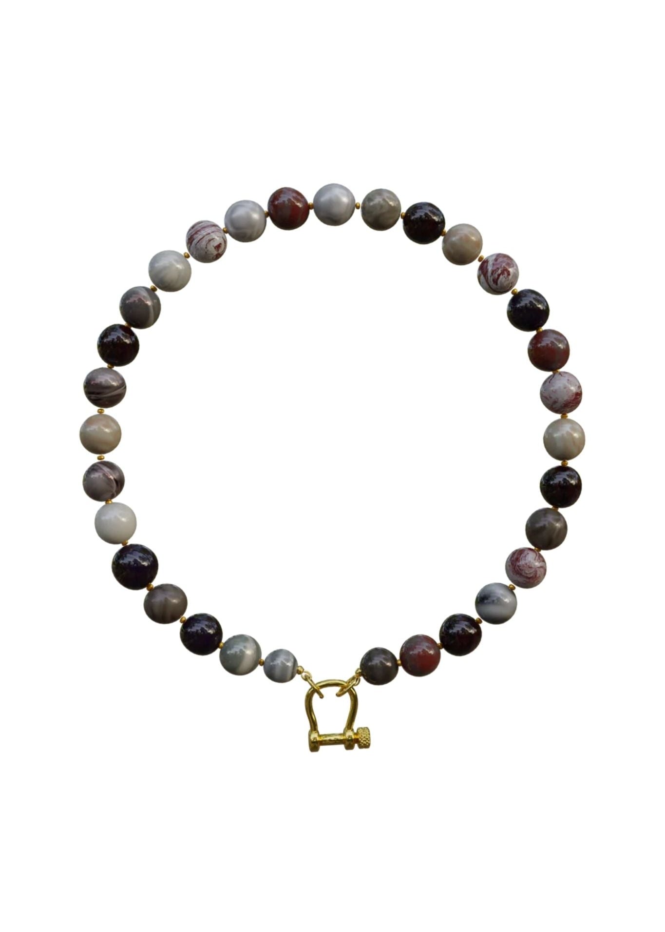 Spicy Dan Izzy Necklace - Vermillion