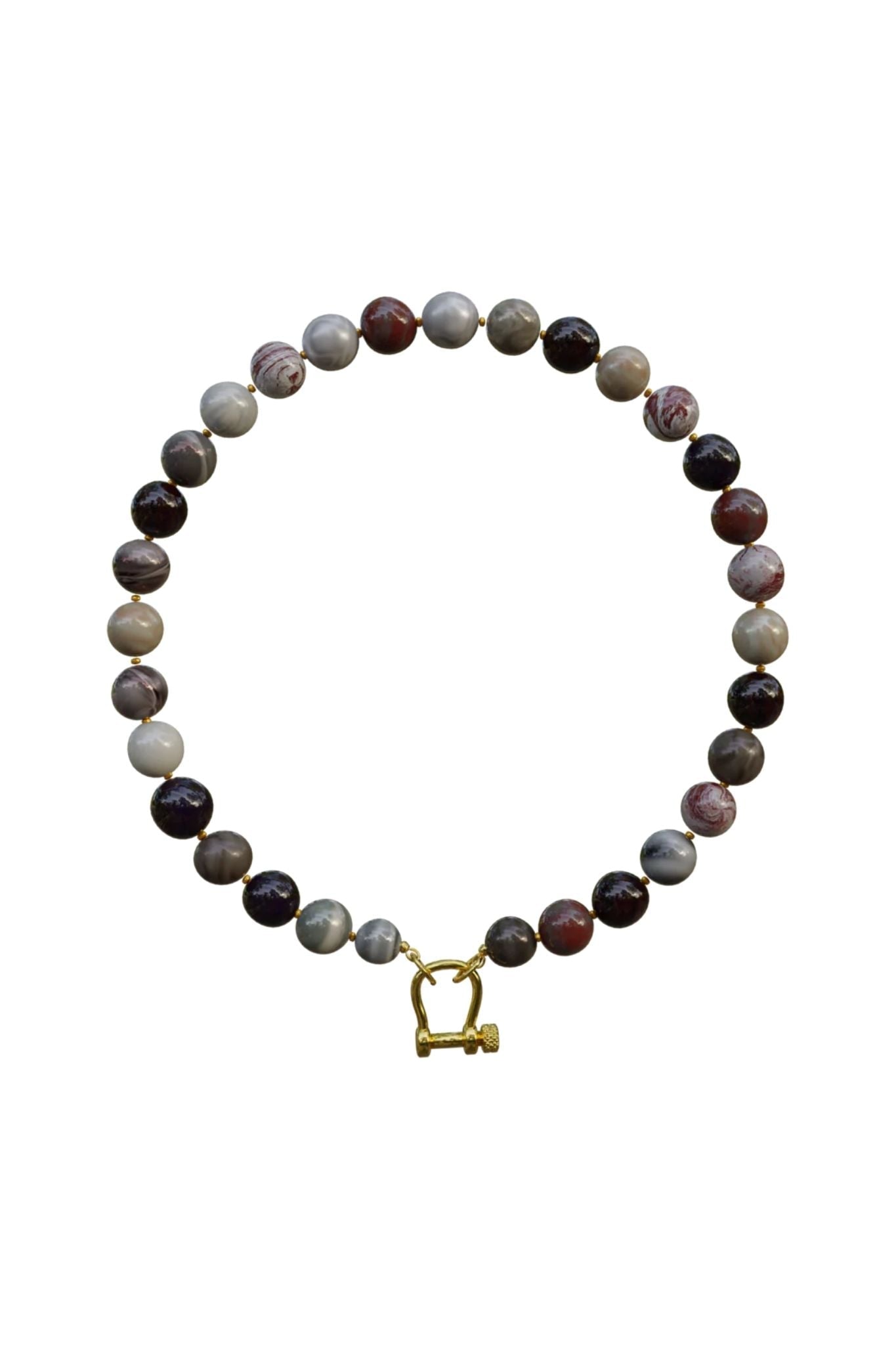 Spicy Dan Izzy Necklace - Vermillion