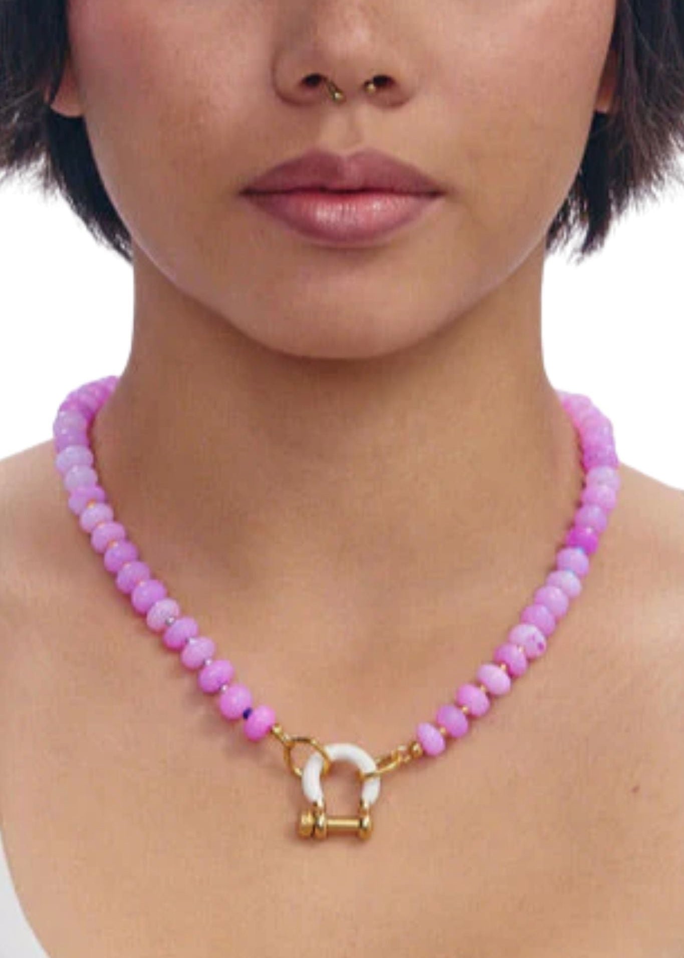 Spicy Dan Louie Necklace - Vermillion