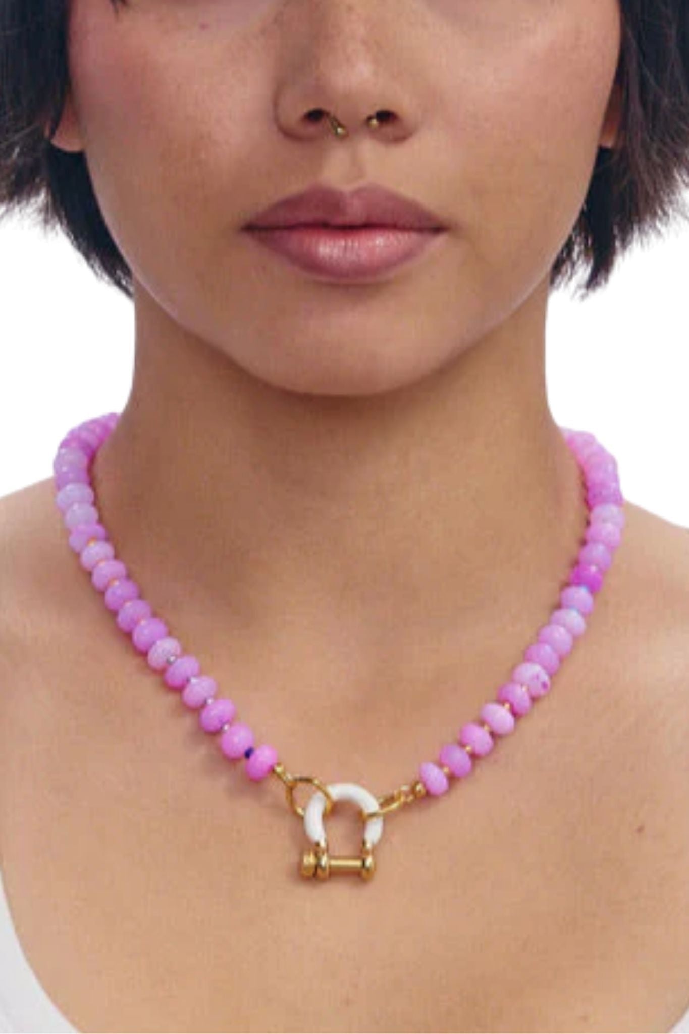 Spicy Dan Louie Necklace - Vermillion