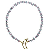 Spicy Dan Luna Necklace - Vermillion