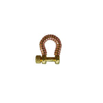 Spicy Dan Mini Pink CZ Carabiner - Vermillion