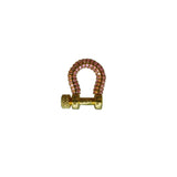Spicy Dan Mini Pink CZ Carabiner - Vermillion