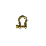 Spicy Dan Mini White CZ Carabiner - Vermillion