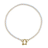 Spicy Dan Opalite Necklace - Vermillion