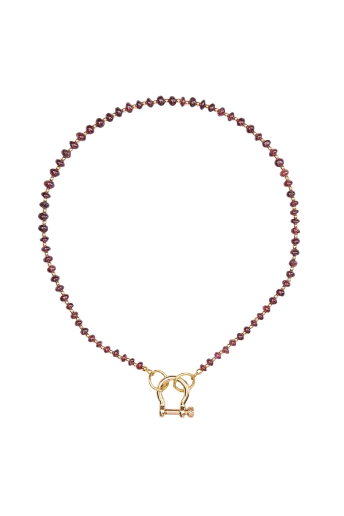 Spicy Dan Ruby Necklace - Vermillion