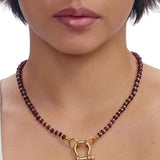 Spicy Dan Ruby Necklace - Vermillion
