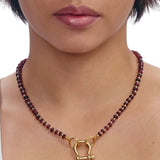 Spicy Dan Ruby Necklace - Vermillion