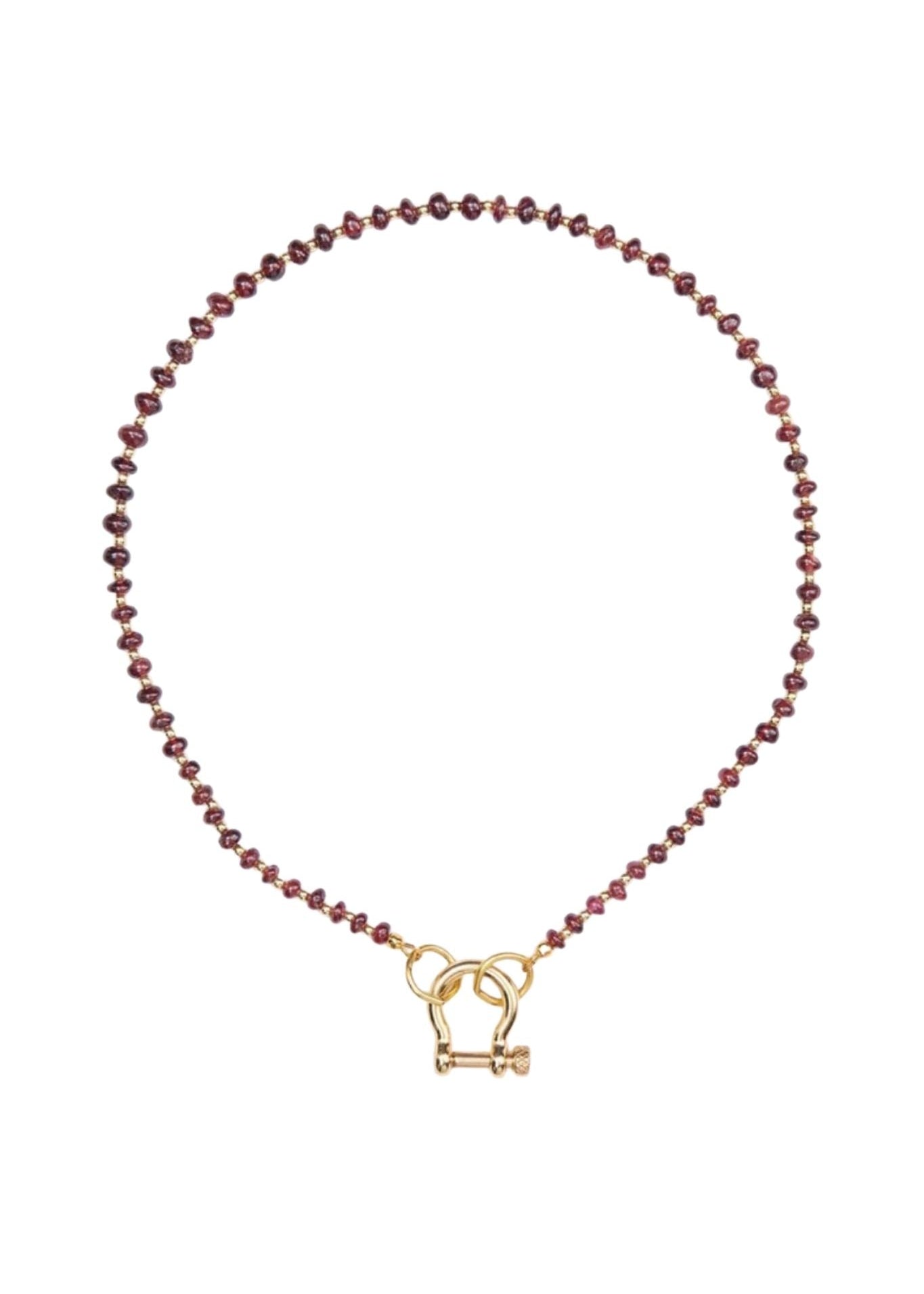 Spicy Dan Ruby Necklace - Vermillion