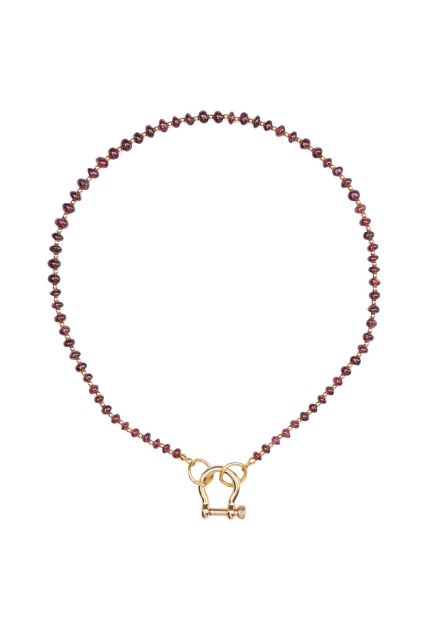 Spicy Dan Ruby Necklace - Vermillion