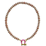 Spicy Dan Sadie Necklace - Vermillion