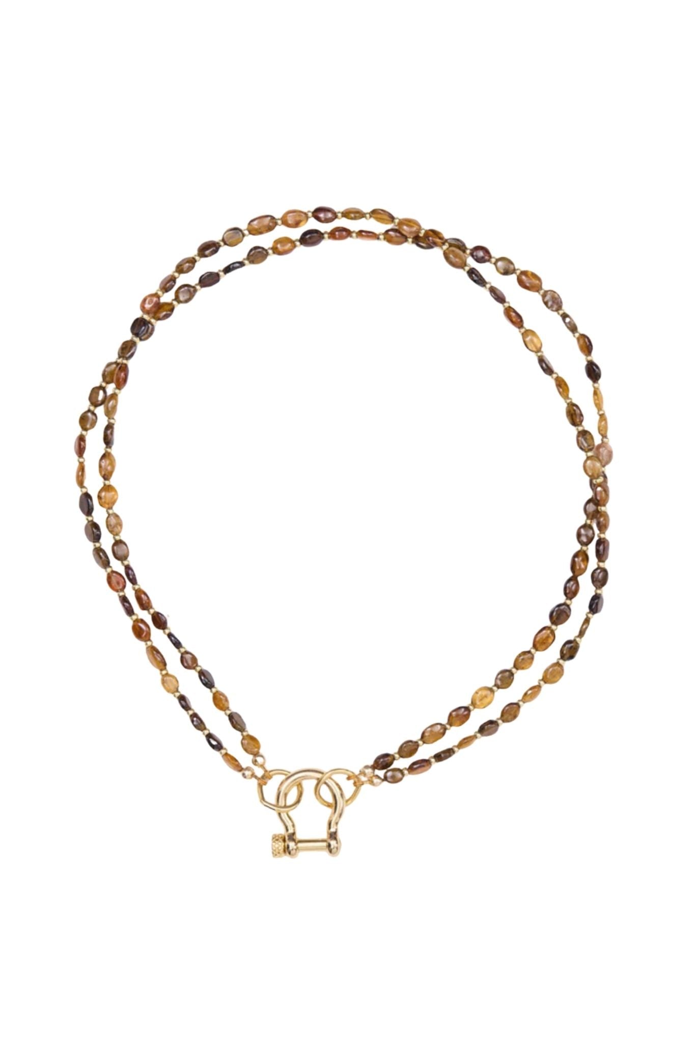 Spicy Dan Sir Necklace - Vermillion