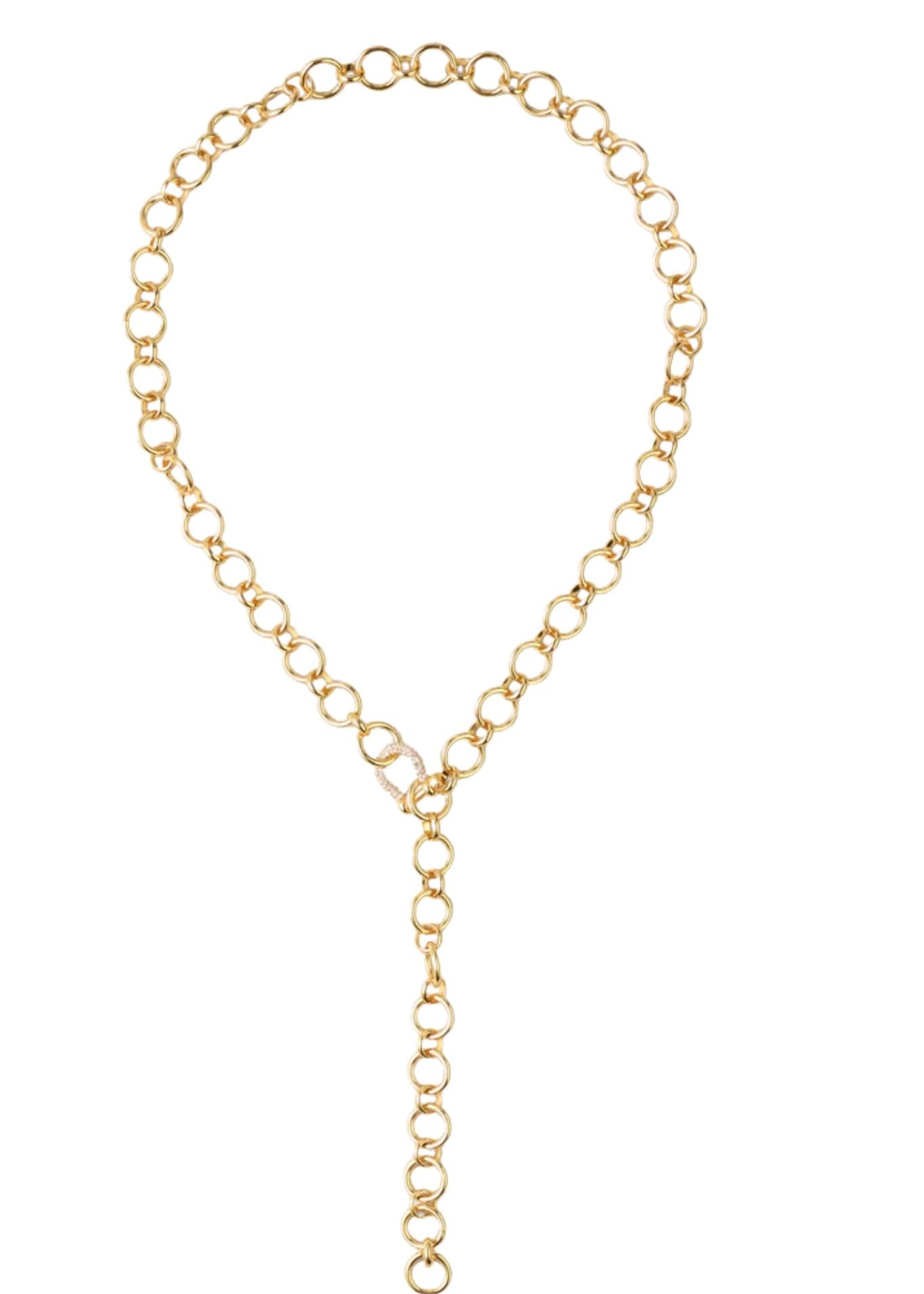 Spicy Dan Suede Necklace - Vermillion